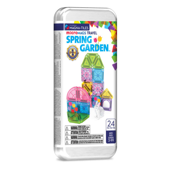 Magna-Tiles microMAGS Spring Garden Reiseset - 24 Teile