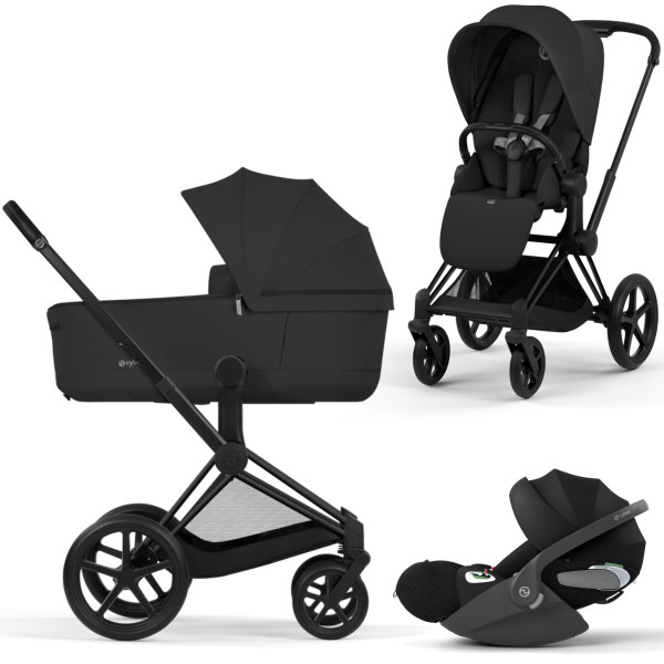 Cybex Priam 5 Comfort Kombikinderwagen Set 3 in 1 inkl. Cloud T i-Size Babyschale