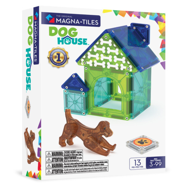 Magna-Tiles Dog House – 13-Teile