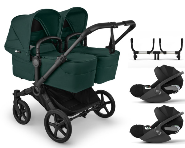Bugaboo Donkey 6 Twin 3-in-1 Set inkl. 2x Cybex Cloud T i-Size