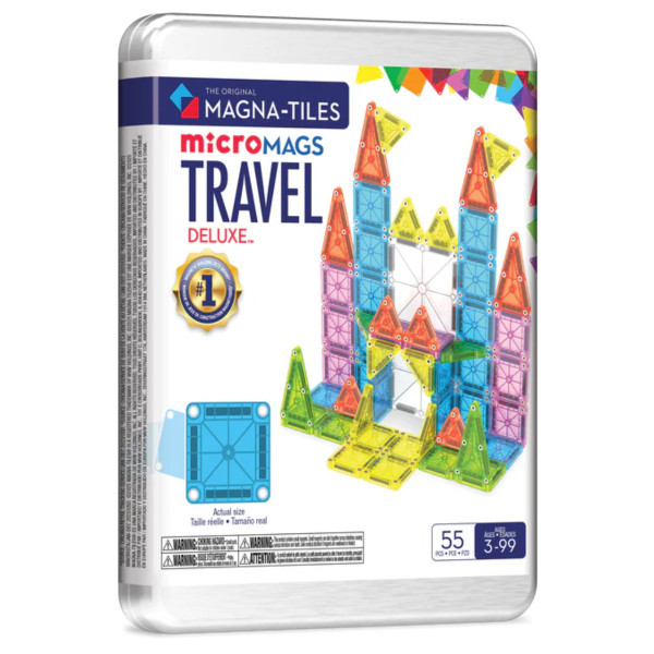 Magna-Tiles microMAGS Reiseset Deluxe - 55 Teile