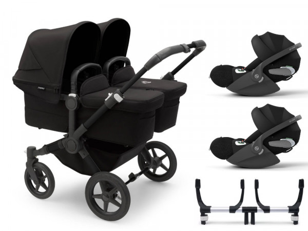 Bugaboo Donkey 5 Twin Kinderwagen Set 3 in 1 inkl. Maxi Cosi Pebble 360 Pro2 Babyschale