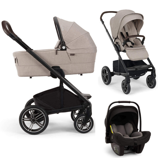 Nuna MIXX Next Kinderwagen Set 3 in 1 inkl. Nuna PIPA Next i-Size Babyschale