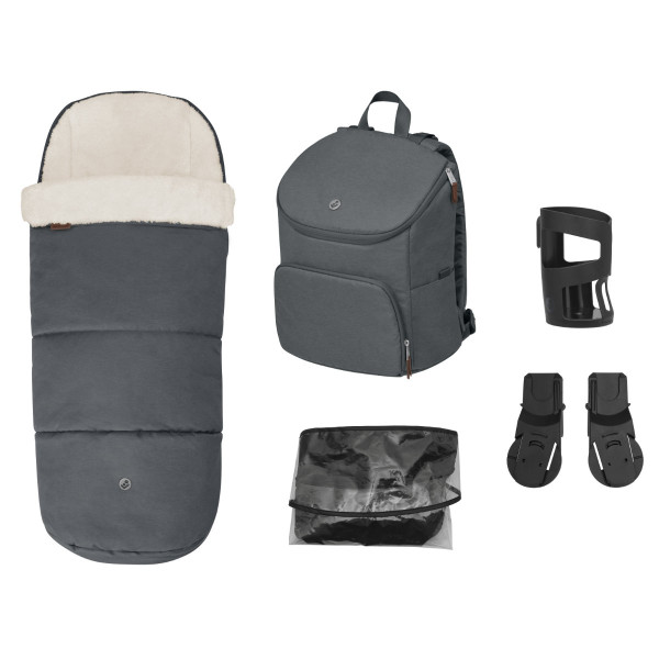 Maxi Cosi Oxford Zubehör-Set – Fußsack, Wickeltasche & mehr