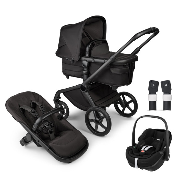 Bugaboo Fox 5 Kinderwagen Set 3 in 1 inkl. Maxi Cosi Pebble 360 Pro2 i-Size Babyschale