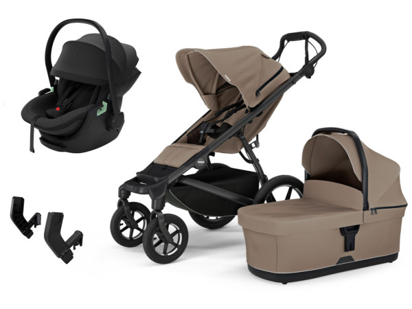 Thule Urban Glide 4-wheel Kinderwagen Set 3 in 1 inkl. Maple i-Size Babyschale