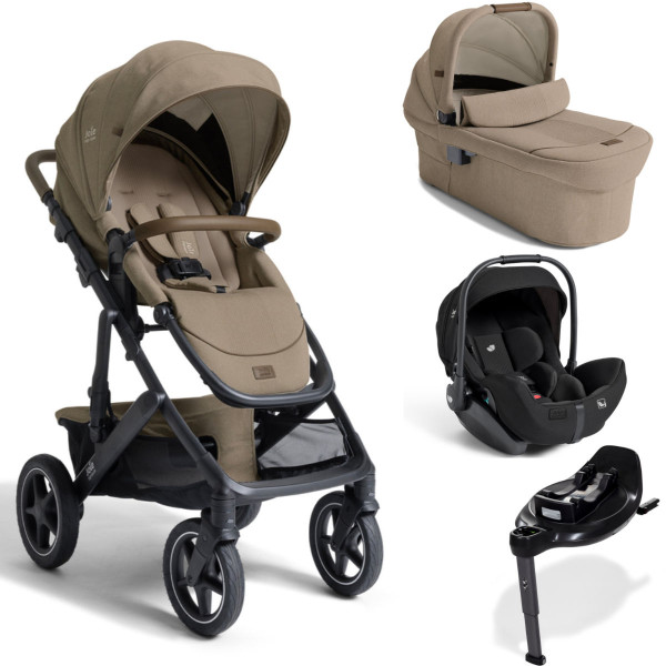 Joie Signature Vinca Kinderwagen Set 4 in 1 inkl. i-Level Pro i-Size Babyschale & i-Base Encore