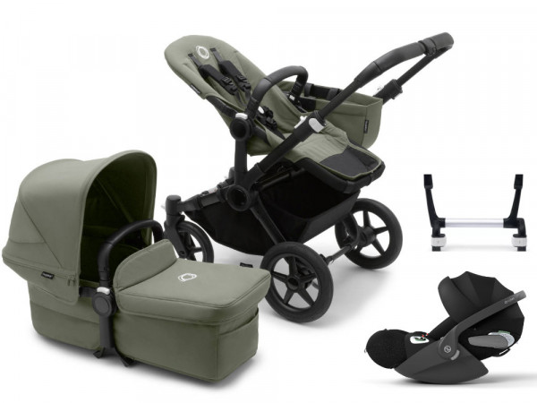 Bugaboo Donkey 5 Mono Kinderwagen-Set 3in1 mit Cybex Cloud T i-Size Babyschale