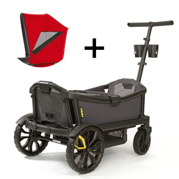 VEER Cruiser All Terrain Duo Bollerwagen + Sonnendach