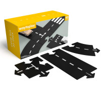 Waytoplay King of the Road Extra Large Set – Flexible Spielstraße, 40-teilig