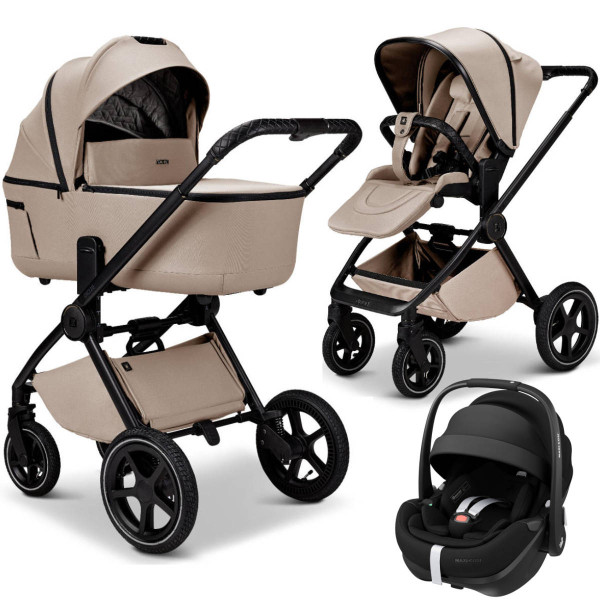 Moon Gio 2.0 Kinderwagen Set 3 in 1 inkl. Maxi Cosi Pebble 360 Pro2