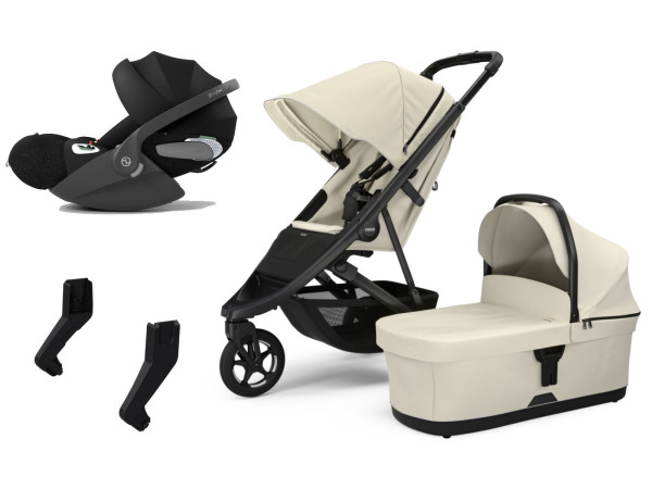 Thule Spring 2 Kinderwagen Set 3 in 1 inkl. Cybex Cloud T i-Size Babyschale
