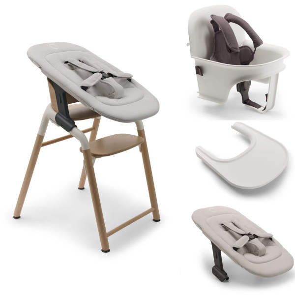 Bugaboo Giraffe Hochstuhl Set 4 in 1 inkl. Neugeborenenset, Babyset & Tray