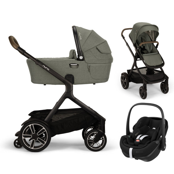 Nuna DEMI Next Kinderwagen Set 3 in 1 inkl. Maxi Cosi Pebble 360 Pro 2 I-Size