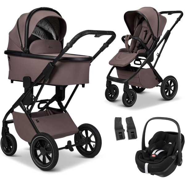 Moon Piu Kinderwagen Set 3 in 1 inkl. Maxi Cosi Pebble 360 Pro 2
