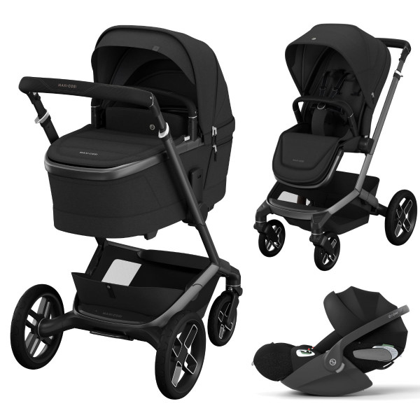 Maxi Cosi Fame Kinderwagen Set 3 in 1 inkl. Cybex Cloud T i-Size Babyschale