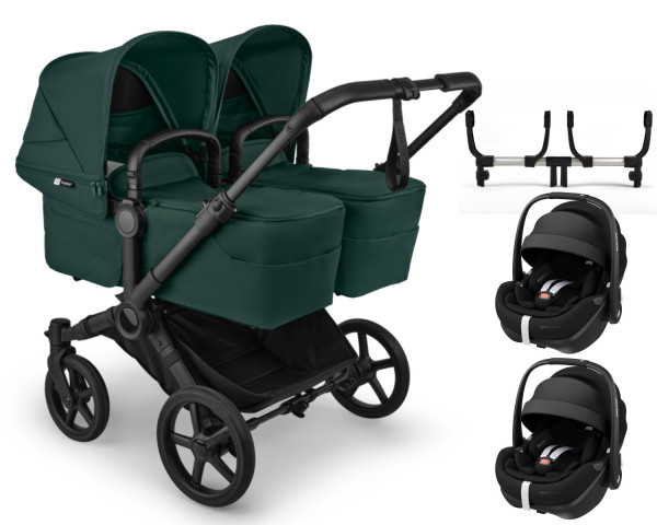 Bugaboo Donkey 6 Twin Kinderwagen Set 3 in 1 inkl. Maxi Cosi Pebble 360 Pro2 i-Size
