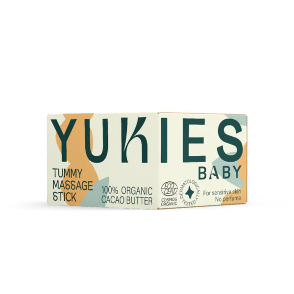 YUKIES Bio Tummy Massage Stick 20g - Parfümfrei & Sensitiv Hautpflege