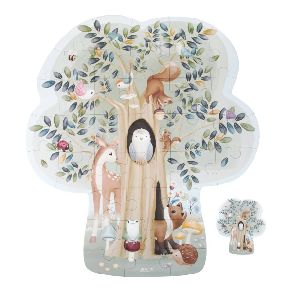Little Dutch Bodenpuzzle, 37 Teile, Forest Friends