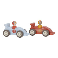Little Dutch Rückzieh-Rennwagen mit Figuren aus Holz FSC