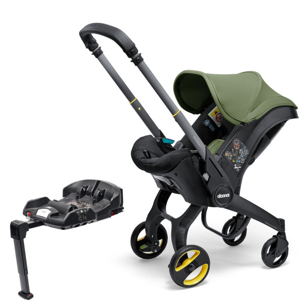 Doona i Babyschale/Buggy inkl. Doona i Isofix-Basis