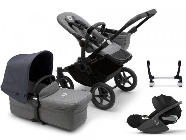 Bugaboo Donkey 5 Mono Kinderwagen-Set 3in1 mit Cybex Cloud T i-Size Babyschale