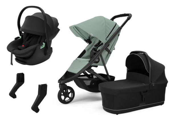 Thule Spring 2 Kinderwagen Set 3 in 1 inkl. Maple i-Size Babyschale