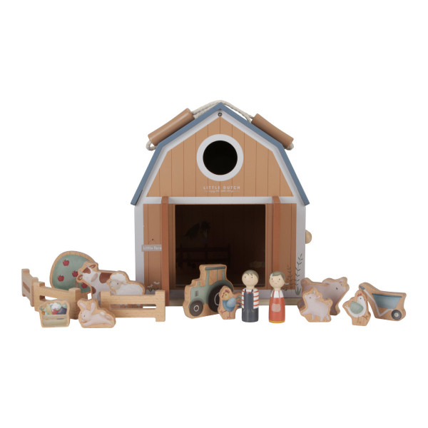 Little Dutch Puppenhaus mit Zubehör, Little Farm
