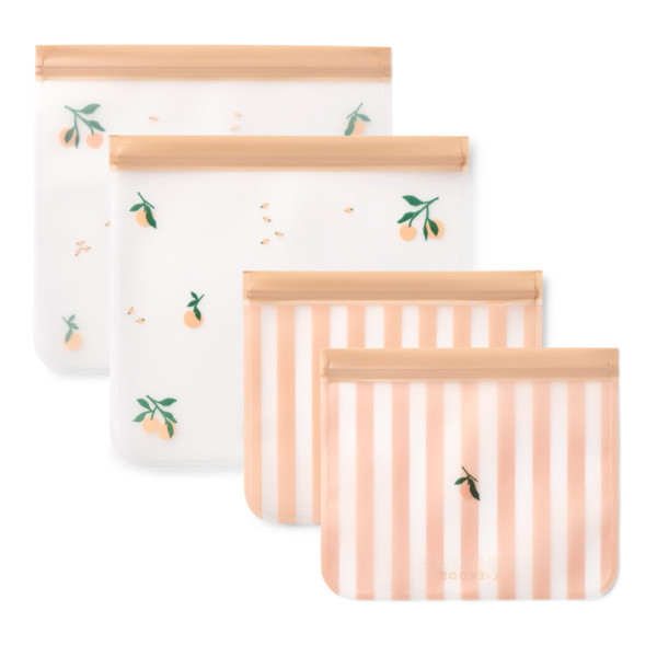 Liewood Rebus Wiederverwendbare Lebensmittelbeutel, 4er-Pack