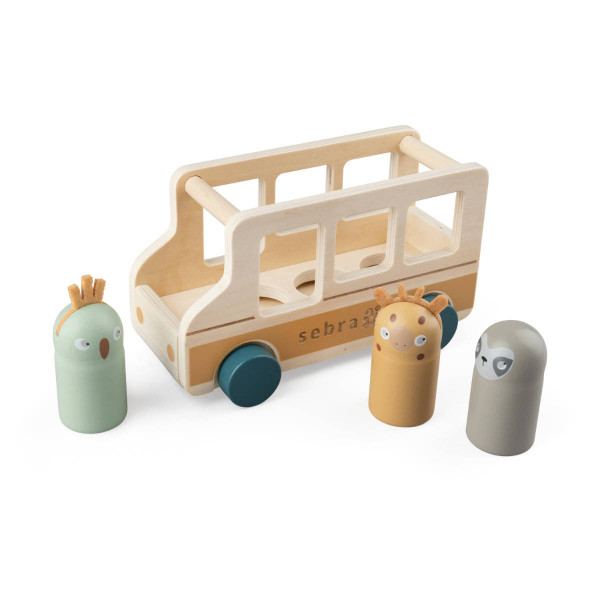 Sebra Bus aus Holz