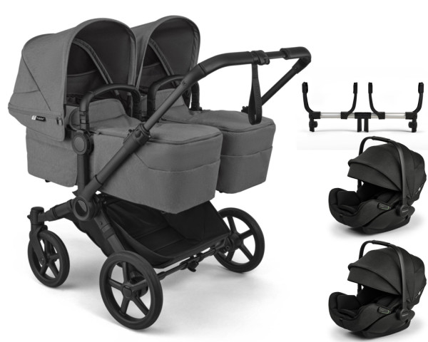 Bugaboo Donkey 6 Twin 3in1 Set inkl. 2x Otter by Nuna