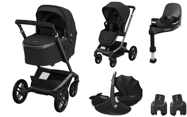 Maxi Cosi Fame Kinderwagen Set 3 in 1 inkl. Pebble 360 Pro2 i-Size Babyschale + Gratis Familyfix 360