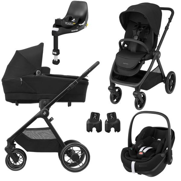 Maxi Cosi Oxford+ Kinderwagen Set 3 in 1 inkl. Pebble 360 Pro2 + Gratis FamilyFix 360 Basisstation