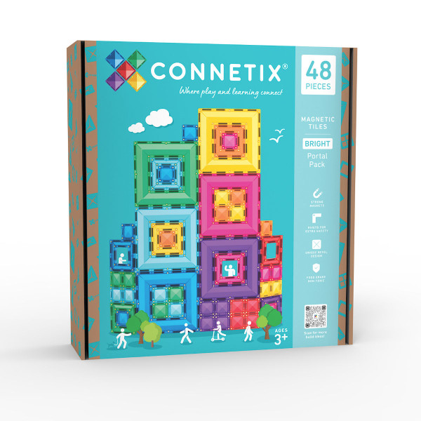 Connetix Magnetbausteine Bright Portal Set – 48 Teile