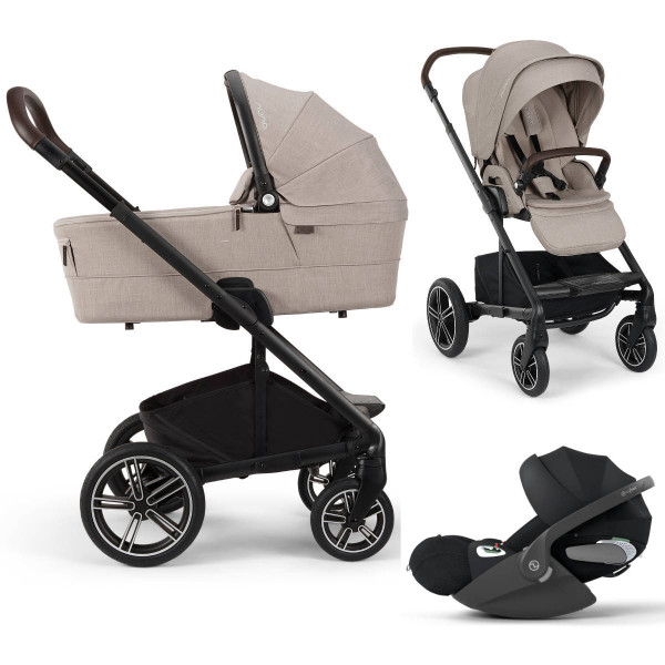Nuna MIXX Next Kinderwagen Set 3 in 1 inkl. Cybex Cloud T i-Size Babyschale