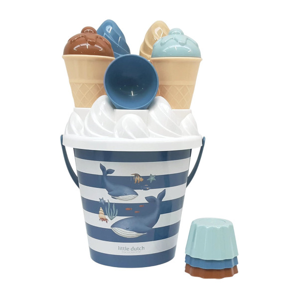 Little Dutch Sandspielzeug Eiscreme-Spielset, 14-teilig