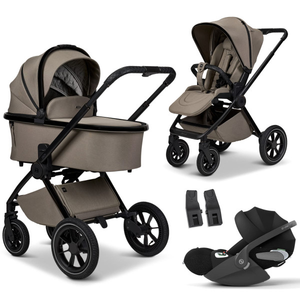 Moon GIO+ Kinderwagen Set 3 in 1 inkl. Cybex Cloud T i-Size Babyschale 2025