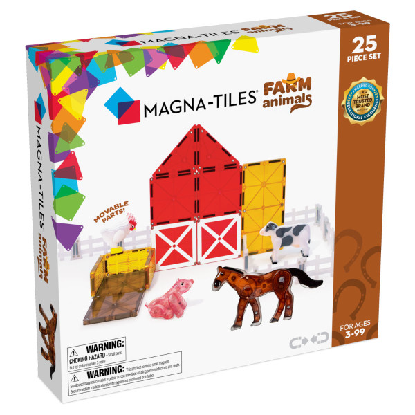 Magna-Tiles Bauernhoftiere – 25 Teile