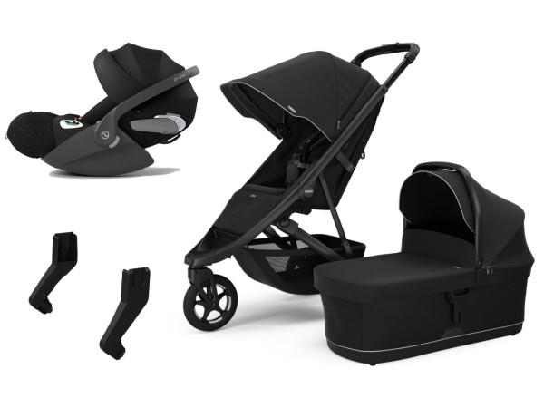 Thule Spring 2 Kinderwagen Set 3 in 1 inkl. Cybex Cloud T i-Size Babyschale